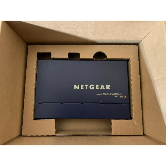 Netgear RP114 Web‎ Safe Cable DSL Router 100 Mbps 4-Port 10/100 Switch Open Box - Picture 9 of 11
